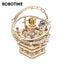 Robotime Rokr Music Box 3D Wooden Puzzle Building Kits Game Assembly Model Toys for Children Kids Birthday Christmas Gifts AMK51 - Zambeel