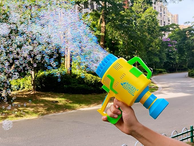 Rocket - 48 - Hole Electric Bubble Machine - Zambeel