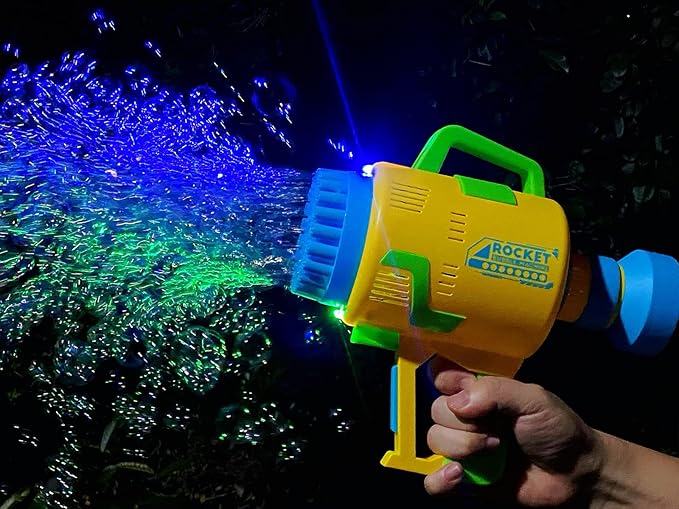 Rocket - 48 - Hole Electric Bubble Machine - Zambeel