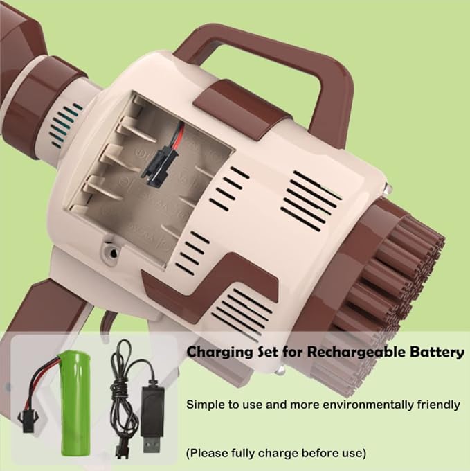 Rocket - 48 - Hole Electric Bubble Machine - Zambeel