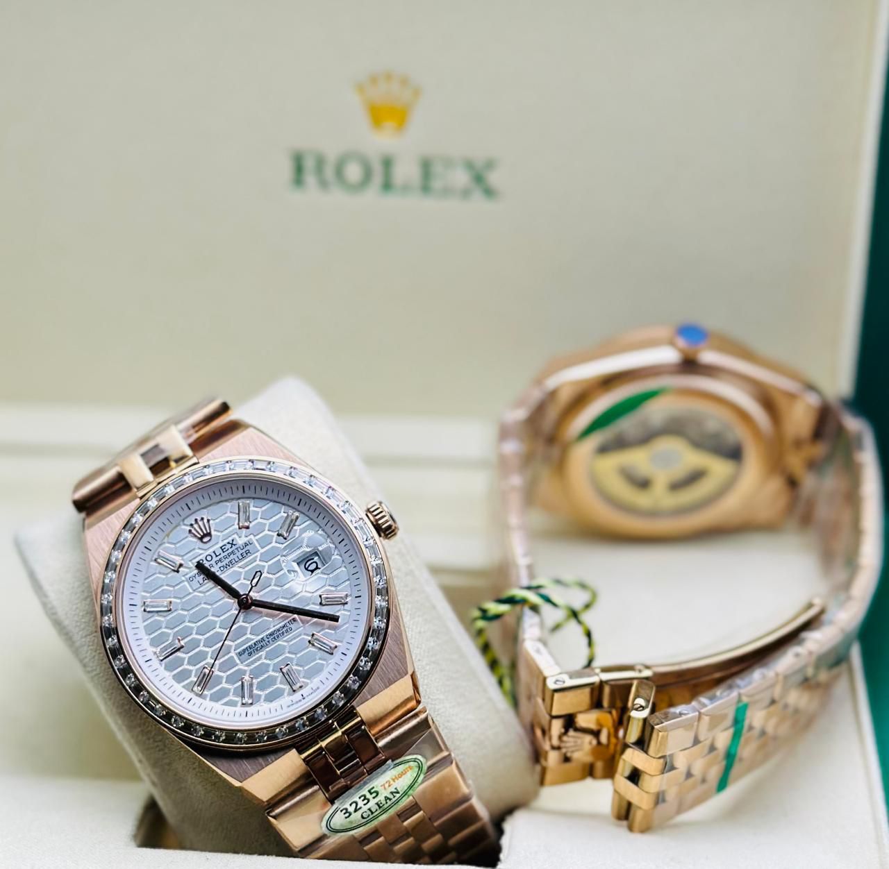 Rolex Datejust 41 - Mosaic Dial Automatic Watch (A+) - Zambeel