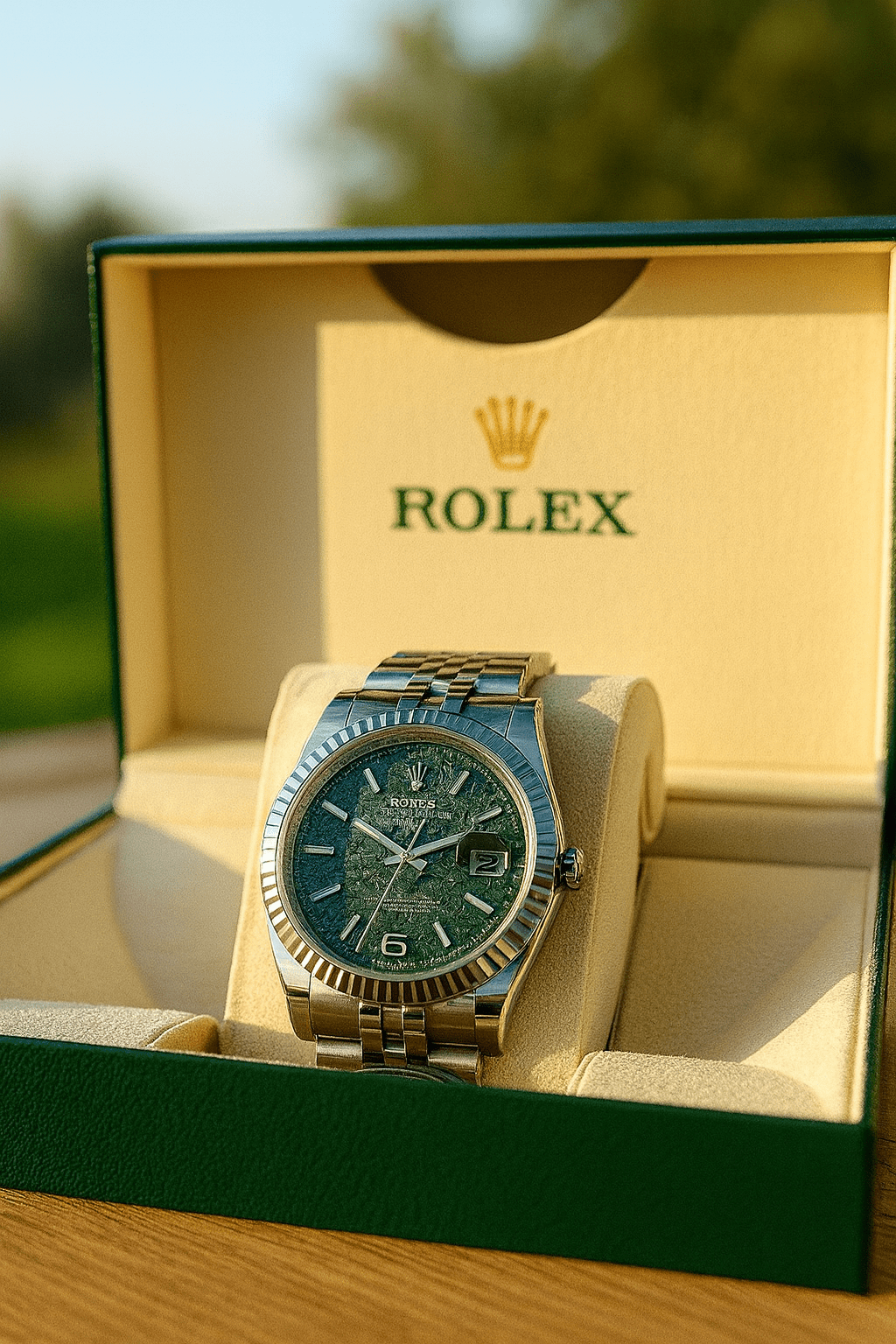 Rolex Datejust 41 - Mosaic Dial Automatic Watch (A+) - Zambeel