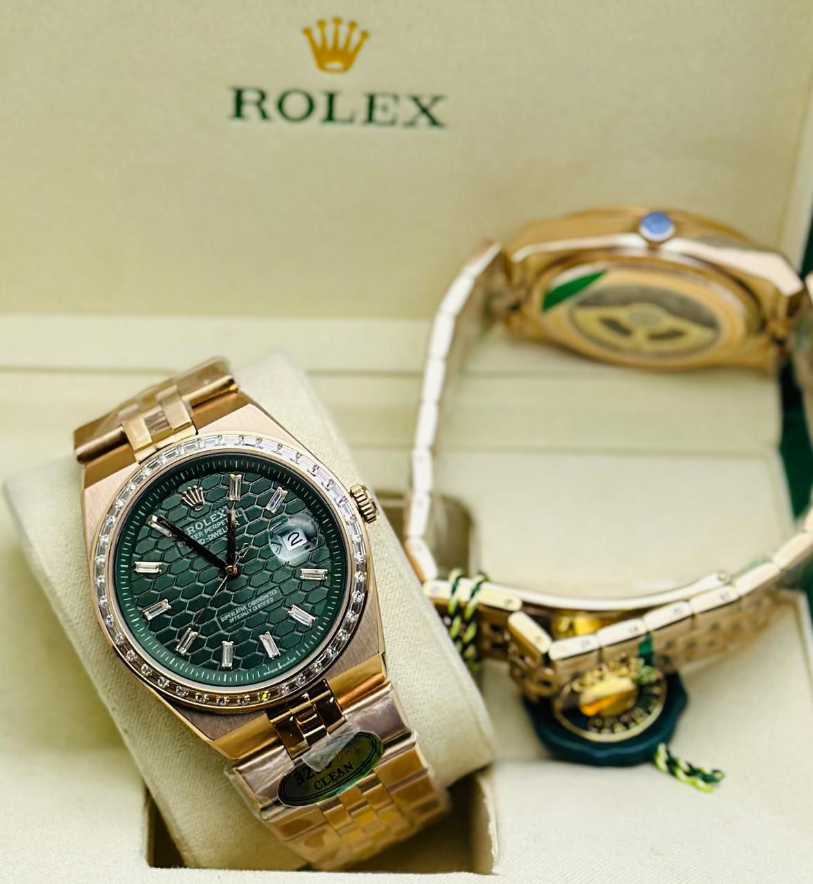 Rolex Datejust 41 - Mosaic Dial Automatic Watch (A+) - Zambeel