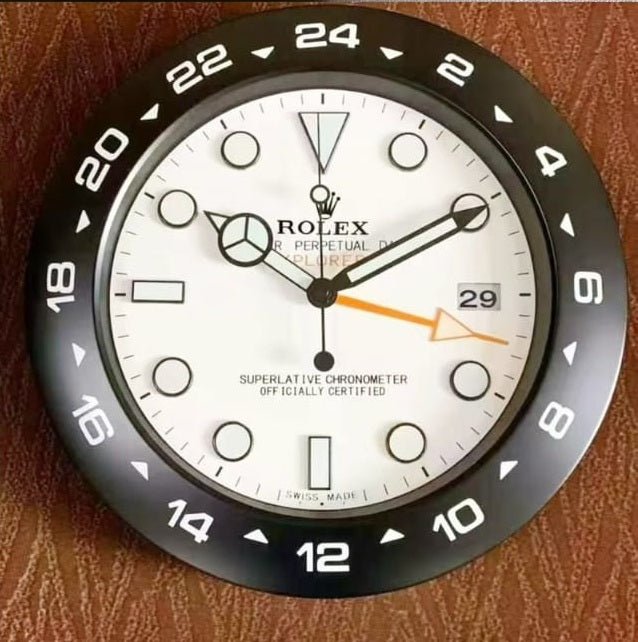 Rolex - Style Explorer Wall Clock © - Zambeel