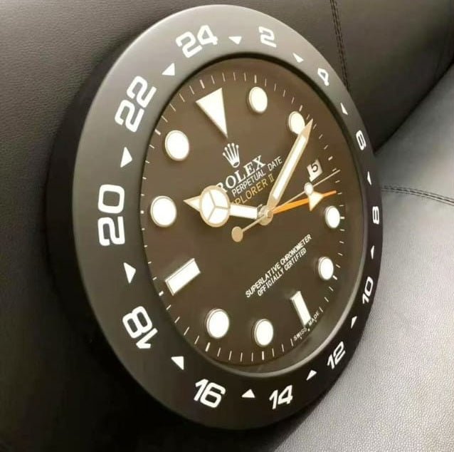 Rolex - Style Explorer Wall Clock © - Zambeel