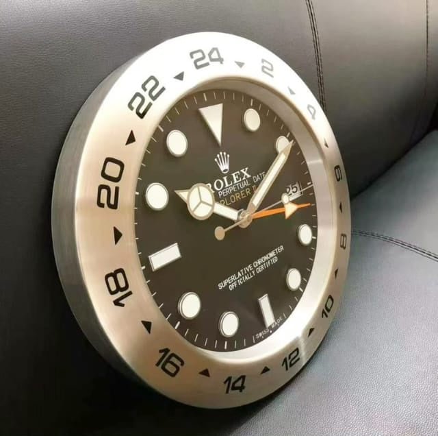 Rolex - Style Explorer Wall Clock © - Zambeel