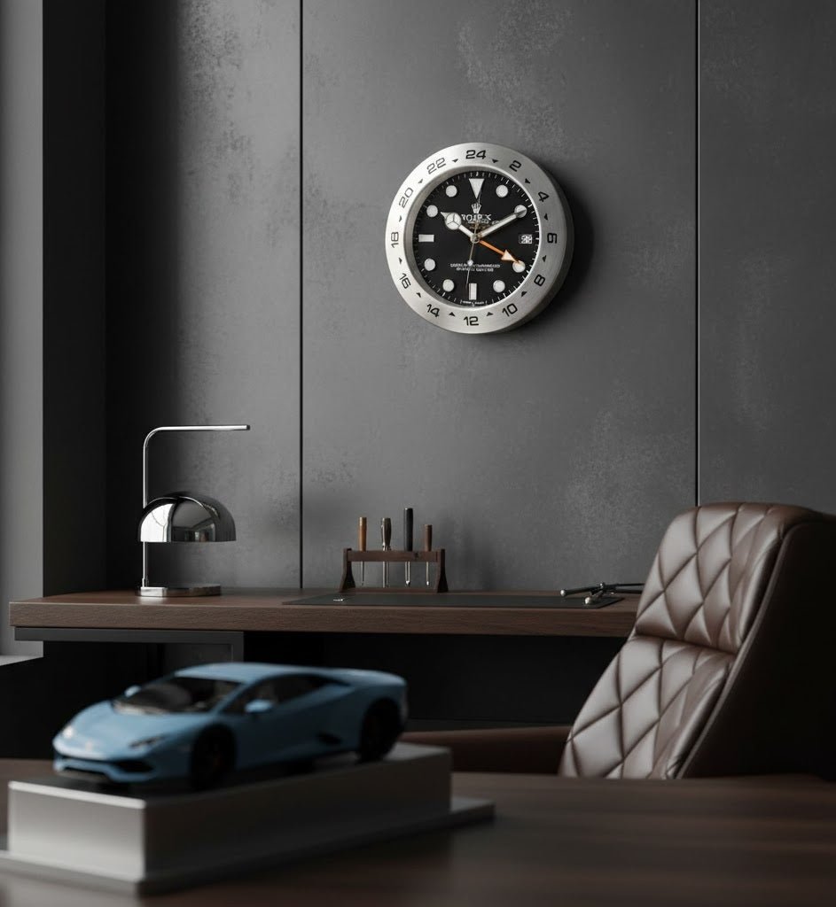 Rolex - Style Explorer Wall Clock © - Zambeel
