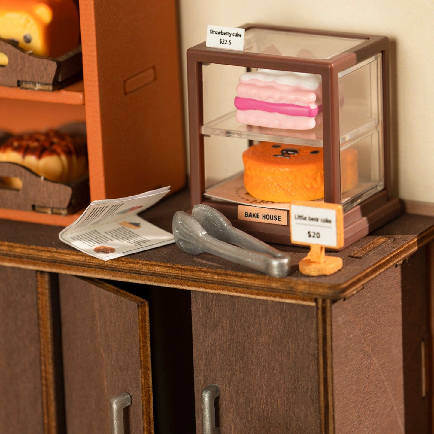 Rolife Becka's Baking House DIY Miniature House For Kids 3D Wooden Toys DG161 - Zambeel