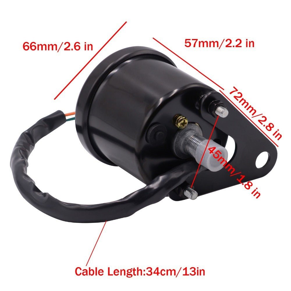 Rotate Speed And Oil Volume Integrated LED Liquid Crystal Display Instrument Assembly - Zambeel