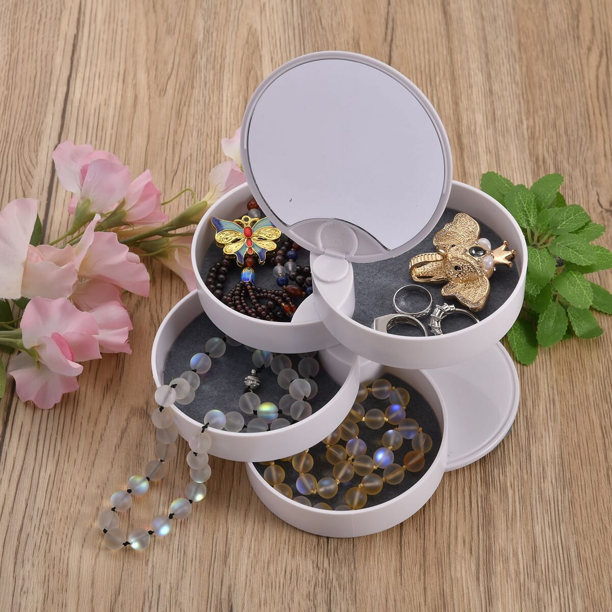 Rotating Jewelry Storage Box - Zambeel