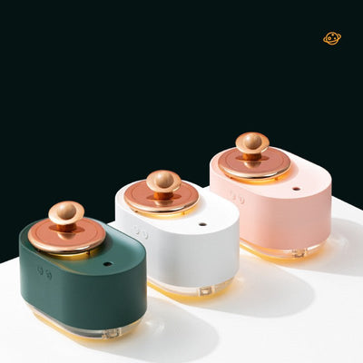 Rotating Planet Humidifier Car Mute Spray Humidification USB Charging Water Replenishment Cute Night Light - Zambeel