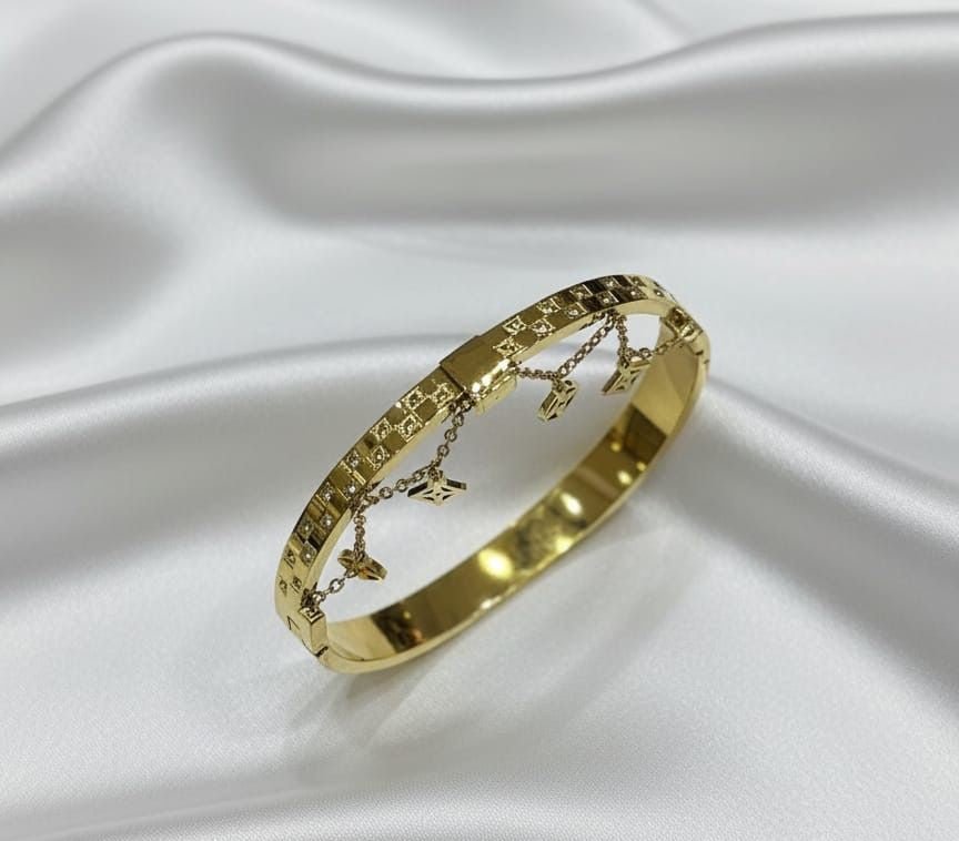 Royal Crystal Link Bangle - Zambeel