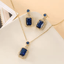 Royal Gemstone Necklace Set - Zambeel