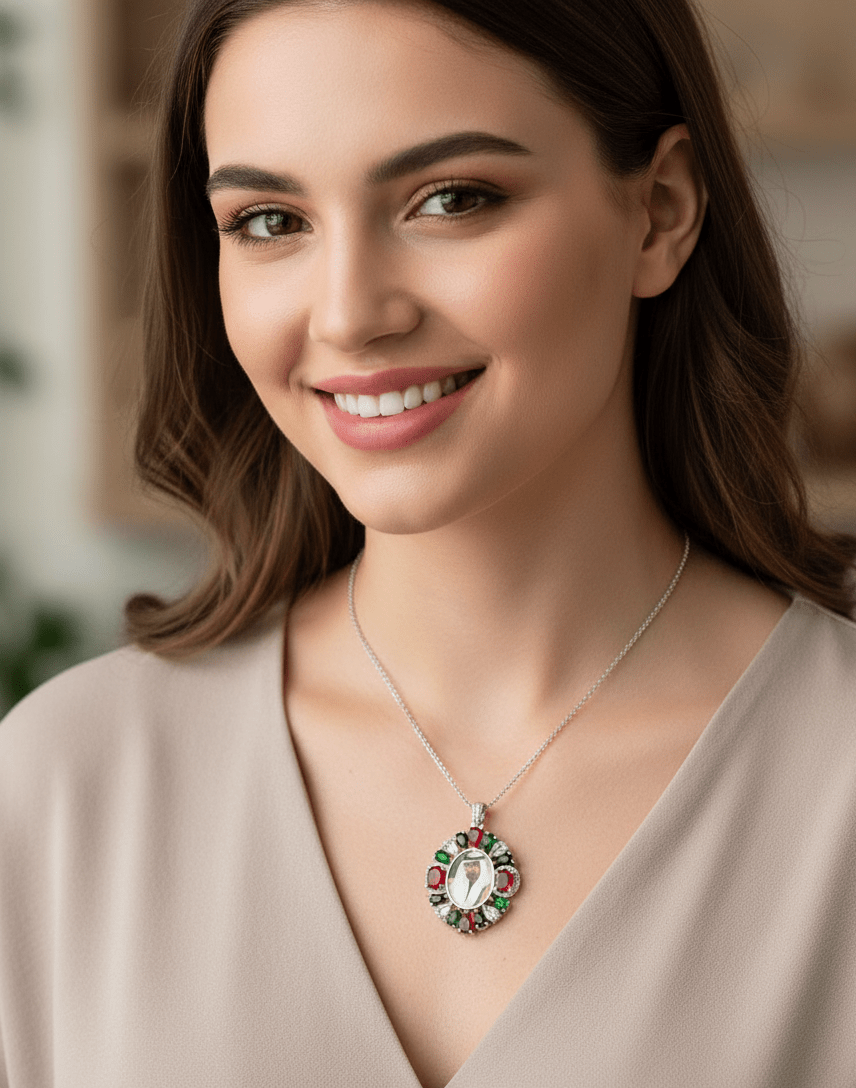 Royal Heritage Custom Photo Necklace - Zambeel