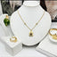 Royal Square Gold Jewelry Set - Zambeel