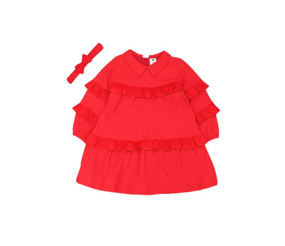 Ruffled Dress For Baby Girl - Zambeel