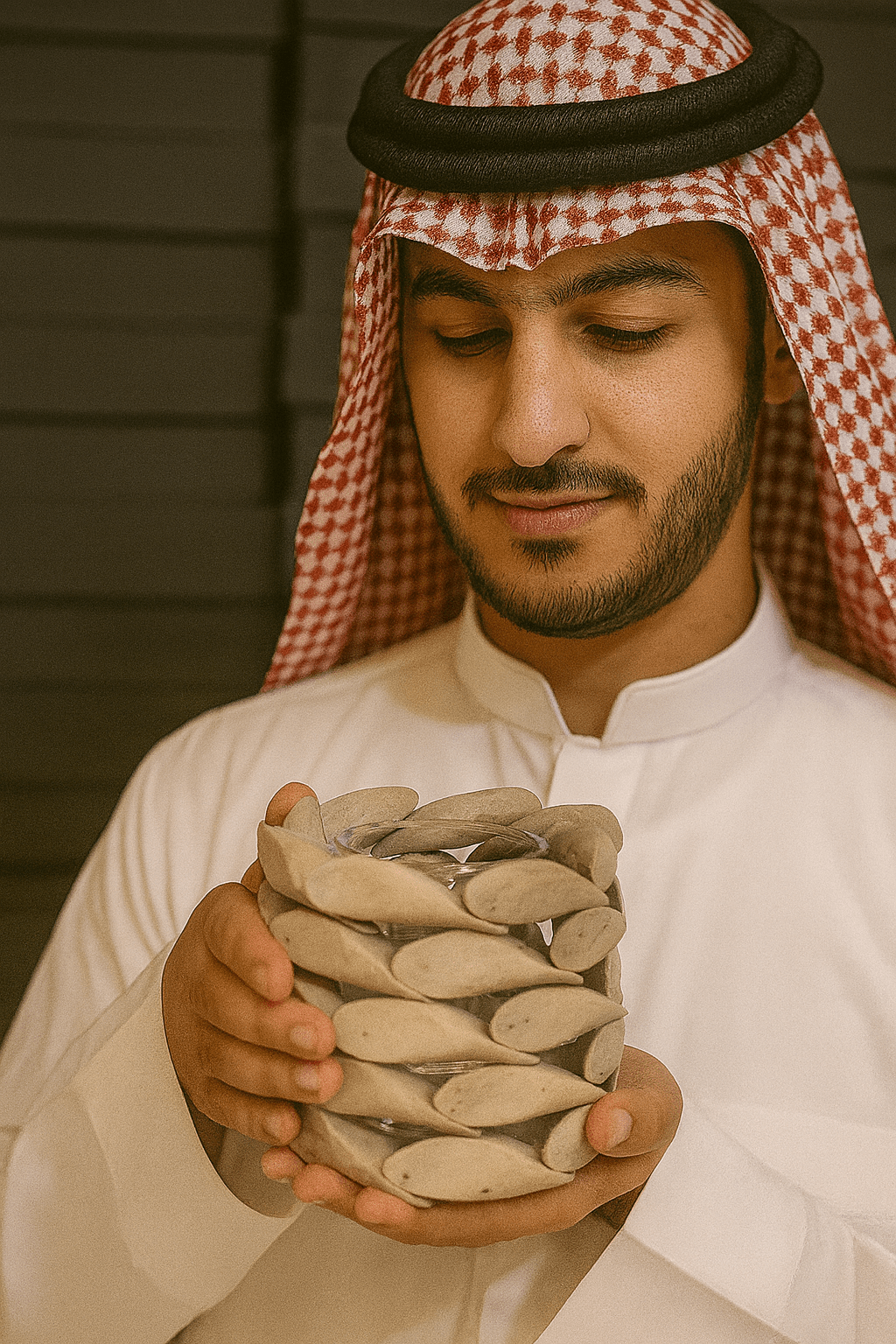 Rustic Driftwood Glass Candle Holder - Zambeel