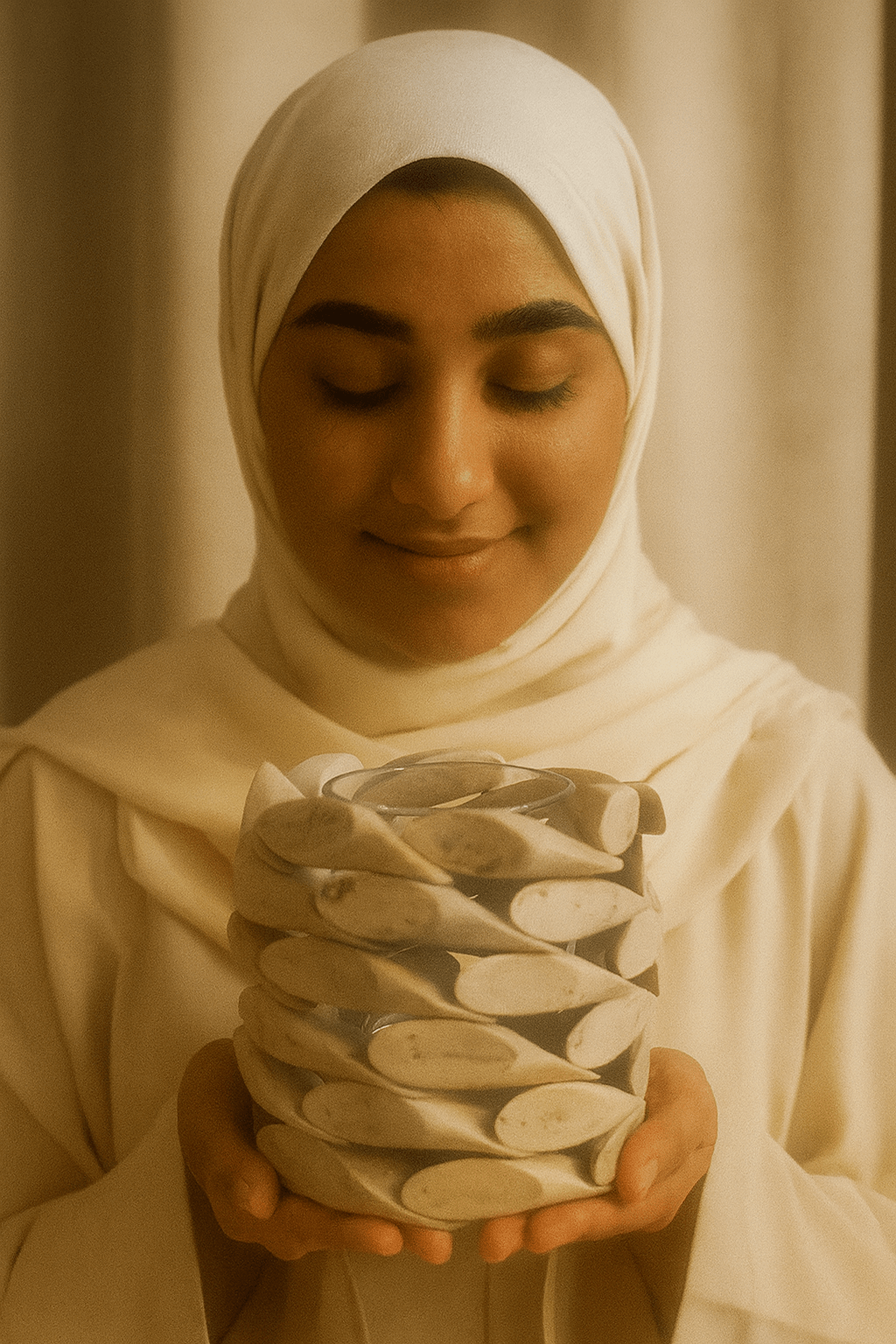 Rustic Driftwood Glass Candle Holder - Zambeel