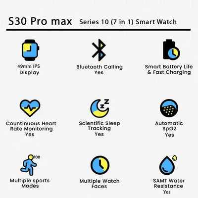 S30 ProMax Smart Watch - Zambeel