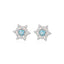 S925 Silver Female Simple Temperamental And Personalized Rhinestone Earrings - Zambeel
