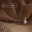 S925 Sterling Silver Solitaire Necklace Female Light Luxury And Simplicity Temperament - Zambeel