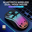SA - 1 Dual Mode Honeycomb Shell RGB Wireless Bluetooth Computer Gaming Mouse - Zambeel
