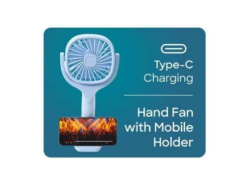 Sanford - Rechargeable Hand Fan - Zambeel