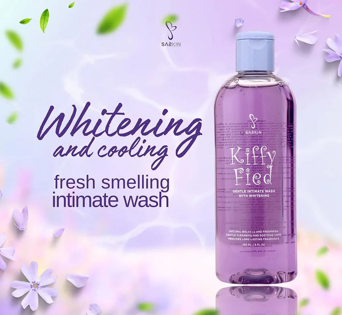 Saskin - Kiffy Fied Gentle Intimate Wash with Whitening (Original) - Zambeel