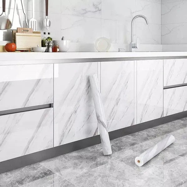 Self - Adhesive Marble Wallpaper Sheet - Zambeel