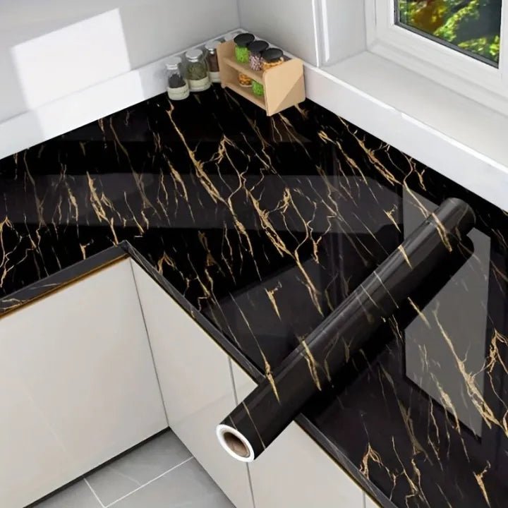 Self - Adhesive Marble Wallpaper Sheet - Zambeel