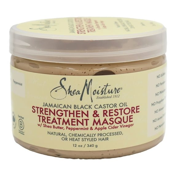 SheaMoisture - Jamaican Black Castor Oil Strengthen & Restore Treatment Masque (Original) - Zambeel