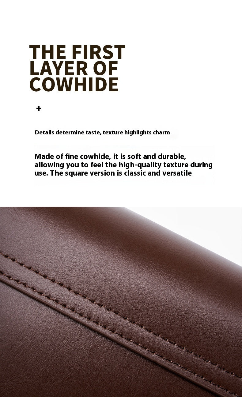 Shoulder Messenger Bag Versatile Retro Underarm - Zambeel