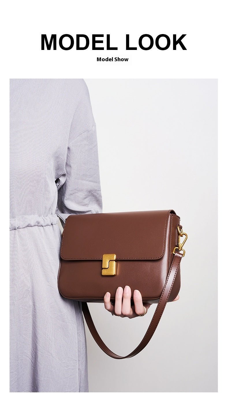 Shoulder Messenger Bag Versatile Retro Underarm - Zambeel