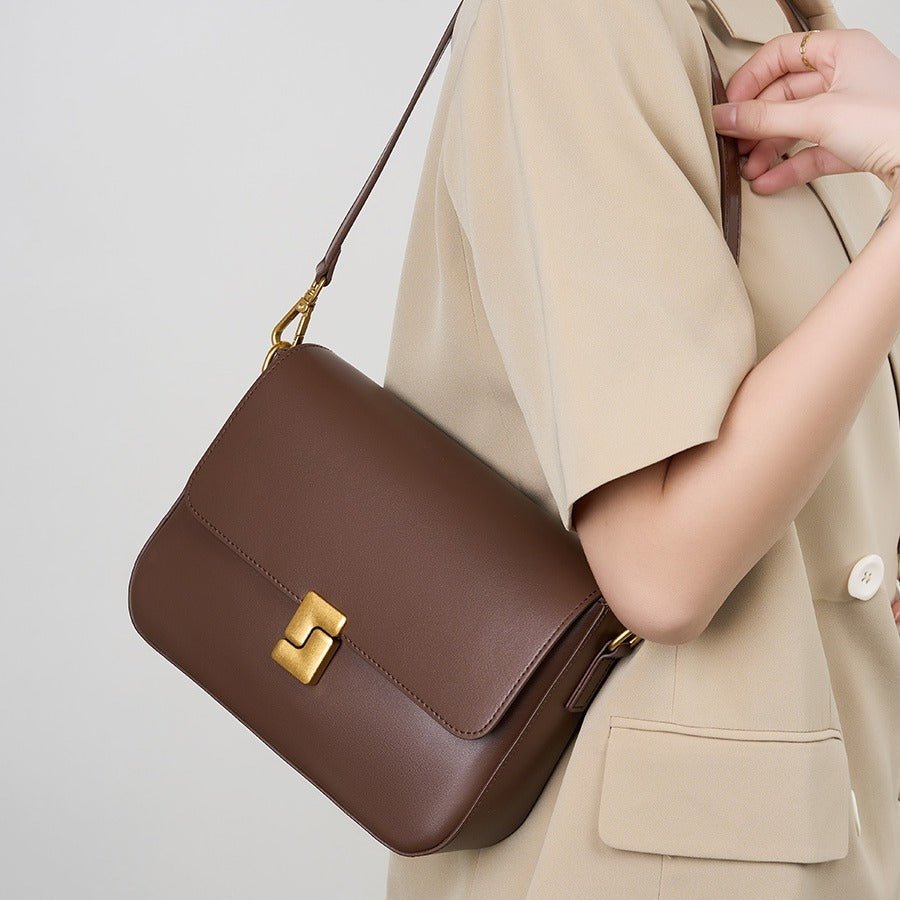 Shoulder Messenger Bag Versatile Retro Underarm - Zambeel