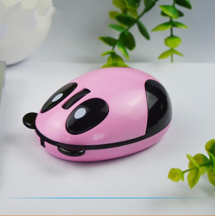 Silent Optical Mouse 2.4G Wireless Charging Panda Mouse Cartoon Animal Cute Mouse - Zambeel