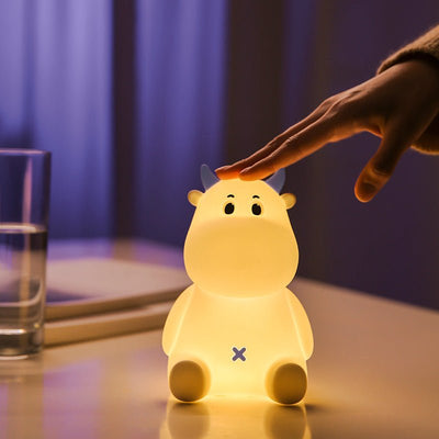 Silica Gel Lamp Bedroom Bedside Pat USB Charging Dimming Timing Light - Zambeel