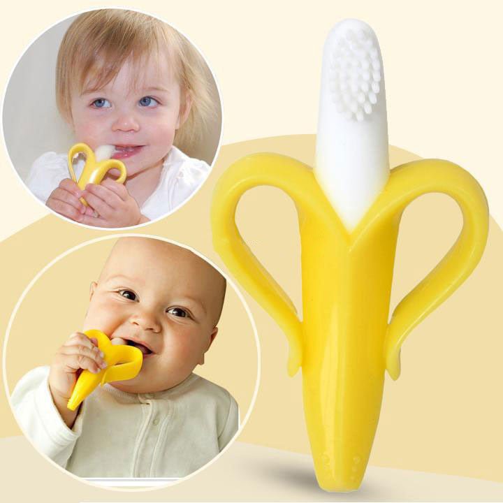 Silicon Bebe Banana Teether Toy - Zambeel
