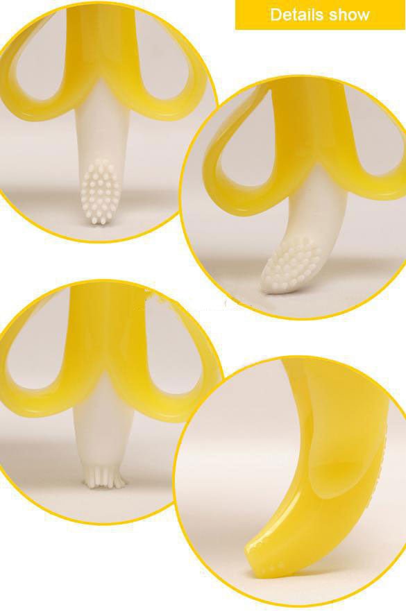 Silicon Bebe Banana Teether Toy - Zambeel