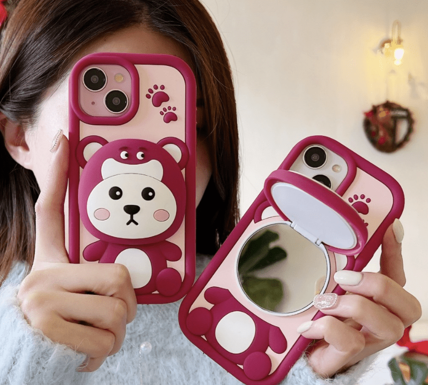 Silicone 3D Design Cartoon iPhone Case - Zambeel