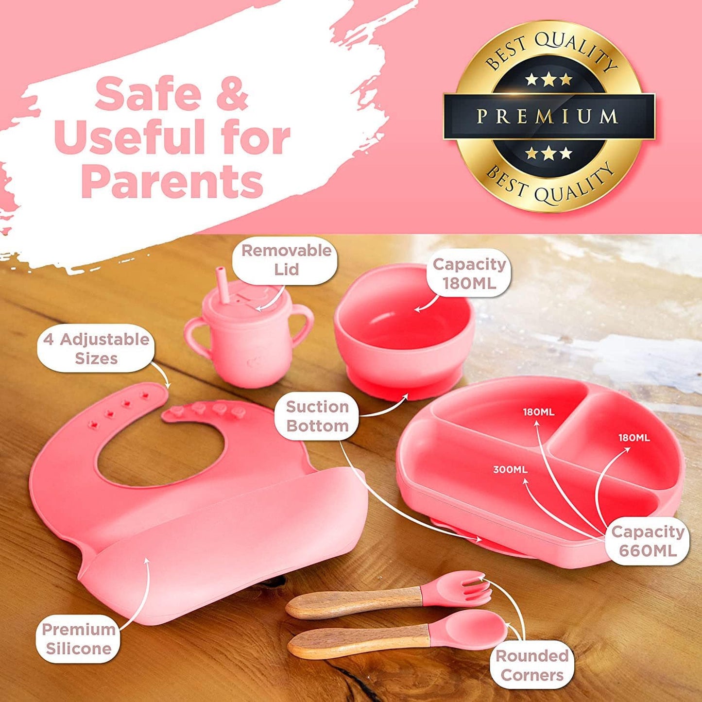 Silicone Baby Cutlery Set - Zambeel