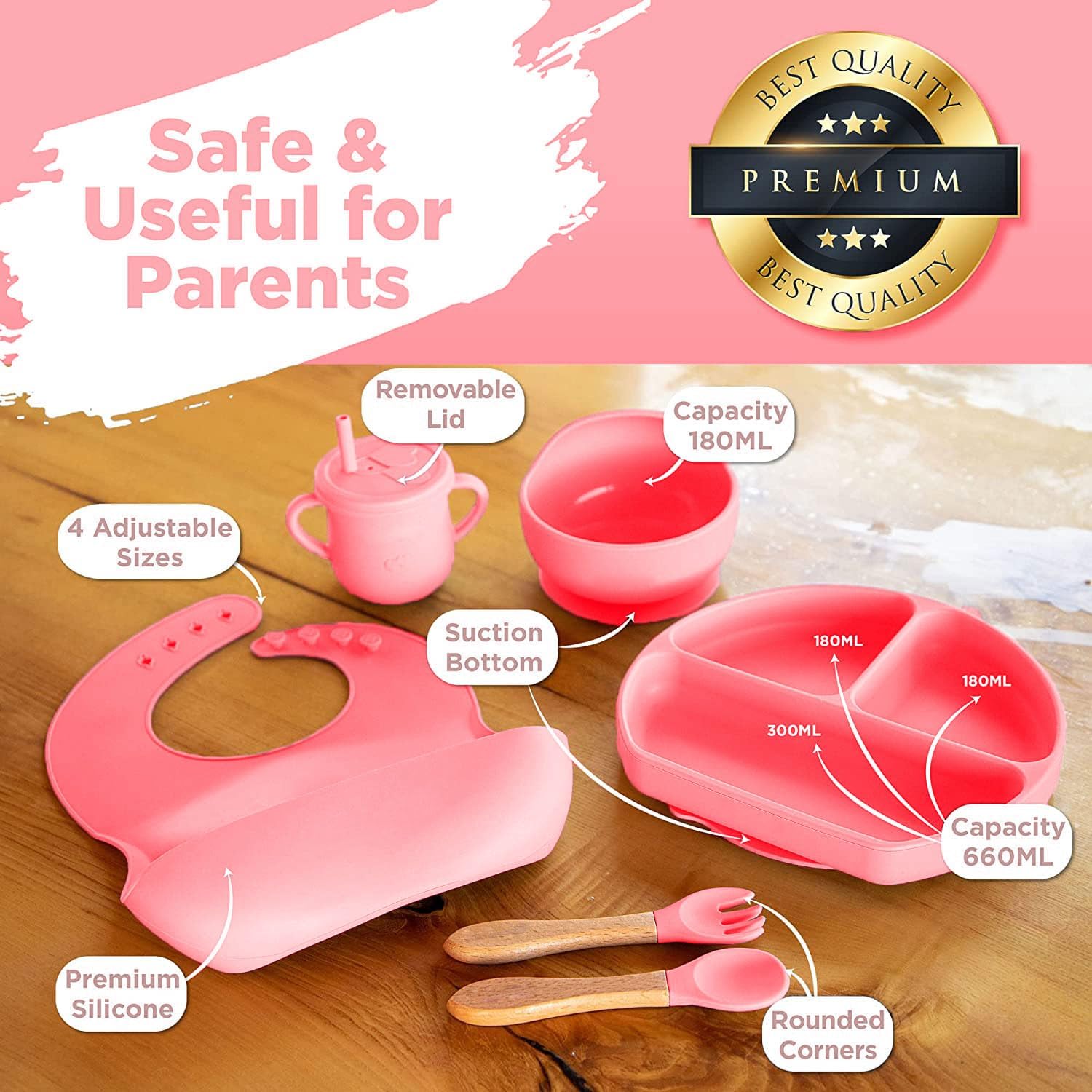 Silicone Baby Cutlery Set - Zambeel