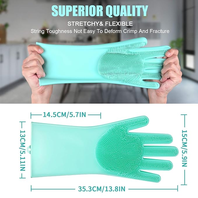 Silicone Cleaning Gloves - Zambeel