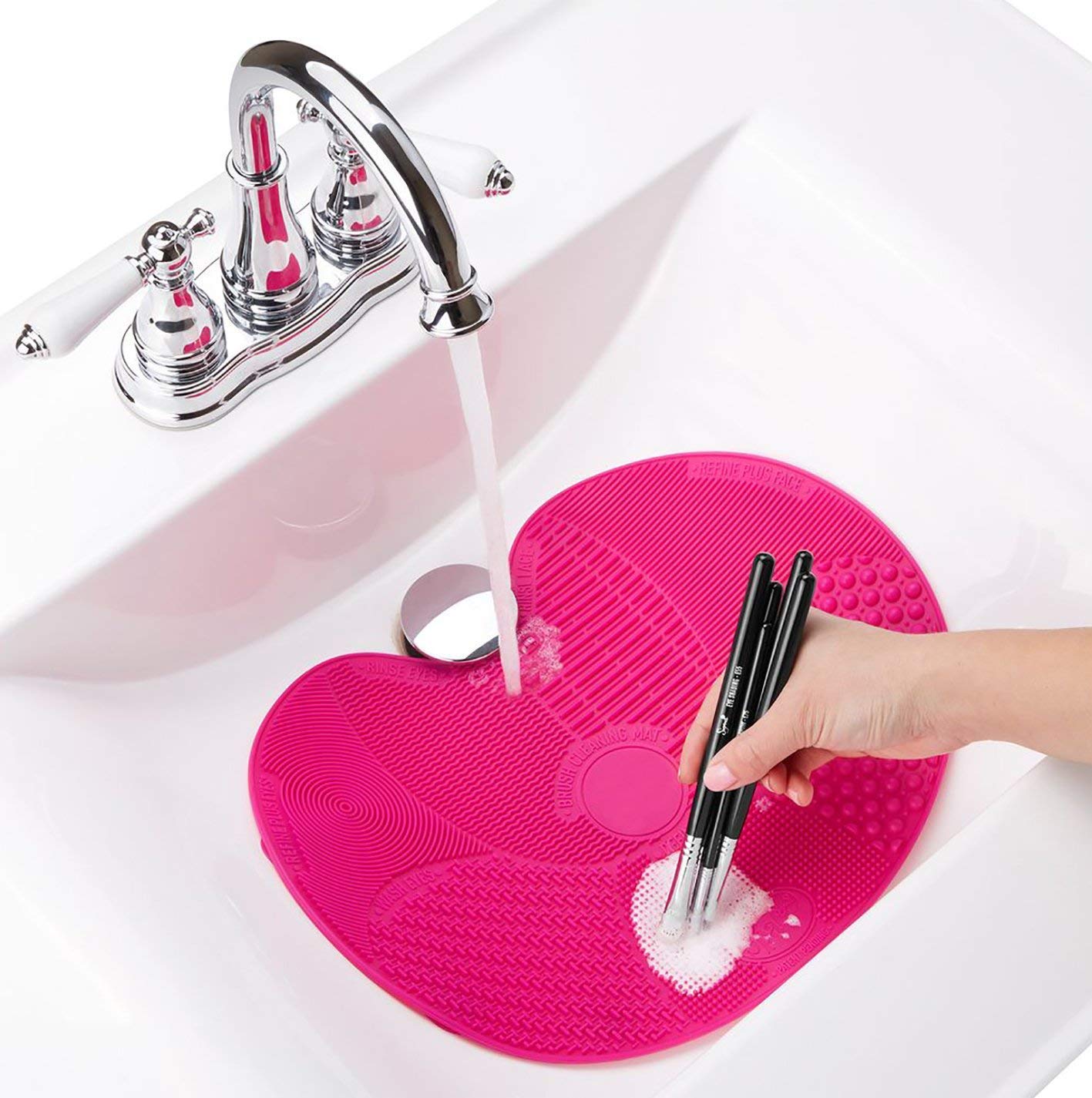 Silicone Makeup Brush Cleaning Mat - Zambeel
