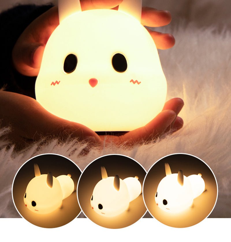 Silly Rabbit Silicone Night Light - Zambeel
