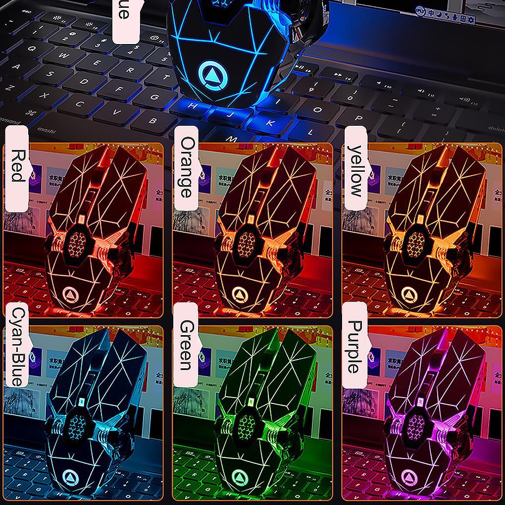 Silver Eagle A7 Silent Silent Rechargeable Wireless Mouse Computer Accessories - Zambeel