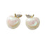 Silver Nail Decoration Inlaid Rhinestone Pearl Creative Earrings - Zambeel