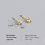 Simple And Fresh Student Polka Dot S925 Silver Stud Earrings - Zambeel