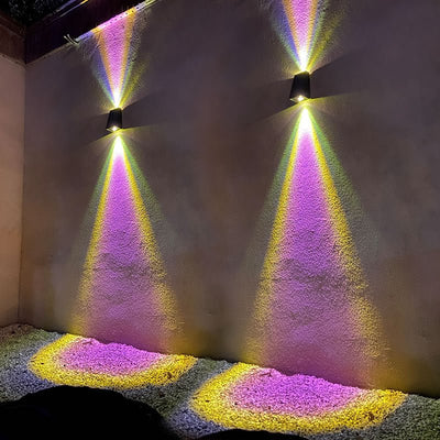 Simple Double Head Outdoor Solar Wall Light - Zambeel