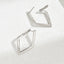 Simple Geometric Quadrilateral Design Earrings - Zambeel