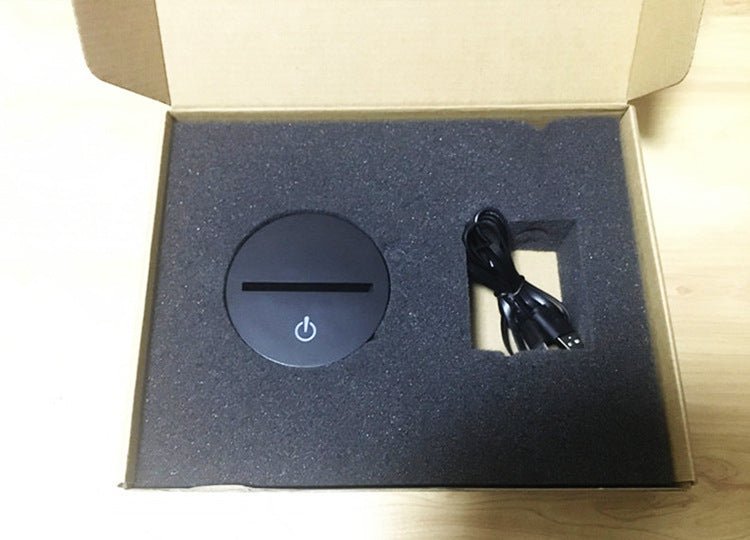 Simple Love Colorful 3D Touch Night Light - Zambeel